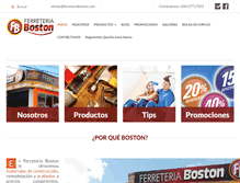 Tablet Screenshot of ferreteriaboston.com